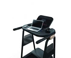 Horizon Fitness Unisex – Erwachsene Ablagetisch TT5.0 Zubehör, schwarz, L x B x H in cm: 26,5 x 77 x 4 cm