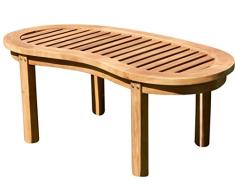ASS Teak Sofa Tisch Holztisch Beistelltisch Gartentisch Kaffeetisch Garten Tisch 110x50cm JAV-Coco Holz von