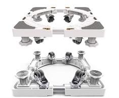 Regal Blumenständer Blumentreppe Blumenregal Pflan Beweglicher verstellbarer Multifunktionssockel - Größenverstellbarer universeller Rollwagen for Trockner, Waschmaschine und Kühlschrank, With8Feet, w