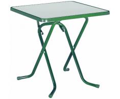 BEST 26527030 Scherenklapptisch Primo eckig 67 x 67 cm, grün
