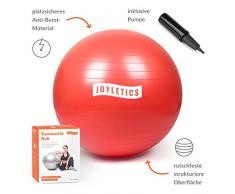 Joyletics® Gymnastikball »L« | Sitzball und Fitnessball für EIN entlastendes Sitzen und vielfältiges Ganzkörpertraining | Gymnastik-Ball Durchmesser 85 cm, rot