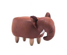 Mode Elefant-Form Sofa Sitzhocker Raum Moderne Aussehen Moderate Stärke Konferenztisch Massivholzrahmen (Color : Red, Size : Storage)