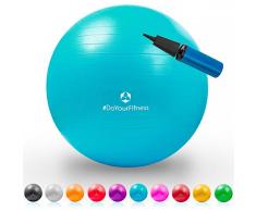 Gymnastik-Ball »Pluto« / Robuster Sitzball und Fitnessball / 85 cm / türkis