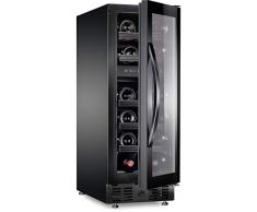 Dometic MaCave S16FG - Weinschrank, 16 Flaschen, Weinkühlschrank mit zwei Temperaturzonen, Getränke-Kühlschrank mit Glastür