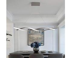 LED Pendelleuchte/Kronleuchter Dimmbar Esstischlampe Wohnzimmerlampe Minimalismus Designer Deckenleuchte Hänge-Leuchte Höhenverstellbare Modern Chic Wohn Esszimmer Studie Fernbedienung Hänge-Lampe