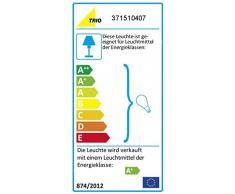 Trio Leuchten LED-Pendelleuchte Carico, nickel matt / chrom, Glas weiß gewischt 371510407