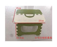 MTZ Tragbare kleine Klappbank, Dicker Plastikhocker, tragbarer kreativer Heimhocker