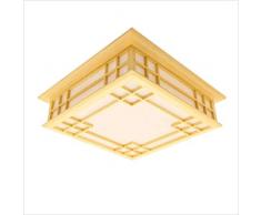 JJZXD Deckenleuchten Lampe Deckenleuchte Massivholzlampen Leuchte Tatami Japanische Deckenleuchte Holzleuchte