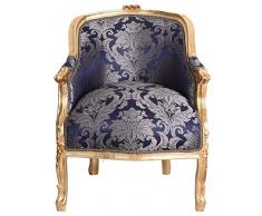 Französischer Barocksessel Bergere en Confessional Armlehnsessel Ohrensessel cat660a53 Palazzo Exklusiv