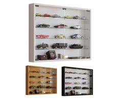 VCM Vitrine Sammelvitrine Wandvitrine Wand Schrank Regal Hängeregal Hängevitrine Holz Buche 60x80x10 cm Mandosa L