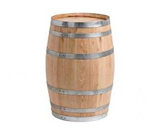150 Liter Holzfass, neues Fass, Weinfass aus Kastanienholz geschlossen als Stehtisch, Bistrotisch (Fass unbehandelt)