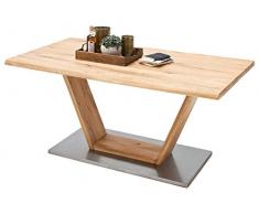 möbelando Esszimmertisch Küchentisch Säulentisch Esstisch Massivholztisch Tisch Greta V 160 cm