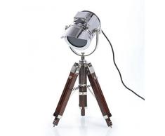 Thor Instruments. Co Designer-Lampe/Strahler, nautisches Vintage-Design, mit Stativ