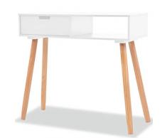 vidaXL Pinienholz Massiv Konsolentisch Tisch Schreibtisch Konsole Ablagetisch, Monterey-Kiefer, Mehrfarbig, One Size