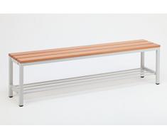 Sitzbank für Umkleideräume mit Schuhrost 150x30 cm, Marke: Szagato (Umkleidesitzbank, Umkleidebank, Garderobenbank, Bank mit Echtholz für Fitnessstudio)
