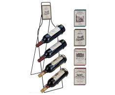 Weinregal WINE für 4 Flaschen - Weinflaschenregal Flaschenregal