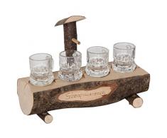 Bartl 107863 Schnapsbrunnen mit 4 Gläsern - originelles Zubehör für die Hausbar