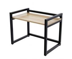 L.TSA 1 Schicht Küche Mikrowellenregale Gewürz Geschirr Lagerregal Topfregal Regal