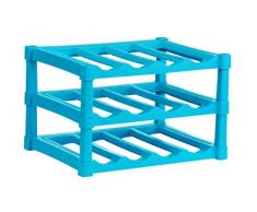 Premier Housewares 0806544 Wein Regal, 12 Flaschen, blau