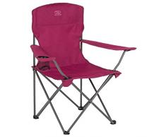 Highlander Campingstuhl, zusammenklappbar, leicht, strapazierfähig, ideal für Camping, Festivals, Garten, Wohnwagen, Angeln, Strand, Grillabende, beere