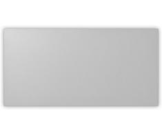 Bümö® stabile Tischplatte 2,5 cm stark - DIY Schreibtischplatte aus Holz | Bürotischplatte belastbar mit 120 kg | Spanholzplatte in vielen Formen & Dekoren| Platte für Büro, Tisch & mehr (Rechteck: 160 x 80 cm, Grau)