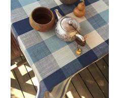 Martinad Home Tischdecke Östliches Mittelmeer Tisch Tuch Stoff Baumwolle Leinen Unikat Ländlichen Stoff Baumwolle Leinen Moderne Landschaft Lattice Edge Teetisch Sauber Längliche Vintage Tischdecke 13