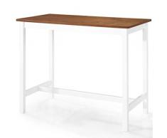 vidaXL Massivholz Bartisch Stehtisch Bistrotisch Biertisch Partytisch Esstisch