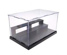 Backbayia 4 Schritt Acryl Vitrine Schaukasten Display Showcase Ausstellung Box für Action Figuren Puppenmodell Automodell