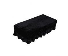 Bequem Schutzhülle Cover Staubdicht Tuch Hülle für Pianobank Klavierbank - Schwarz 1-Sitzer