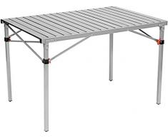 CAMPZ Aluminium Rolltisch 107x70x70cm grau 2020 Campingtisch