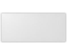 Bümö® stabile Tischplatte 2,5 cm stark - DIY Schreibtischplatte aus Holz | Bürotischplatte belastbar mit 120 kg | Spanholzplatte in vielen Formen & Dekoren| Platte für Büro, Tisch & mehr (Rechteck: 180 x 80 cm, Weiß)