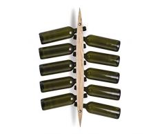 ENOTECA Weinflaschen- Wandregal, natur - (BS-1)