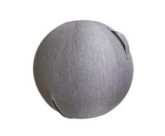 T TOOYFUL Stoff Cover Bezug für Gymnastikball, Fitnessball, Sitzball, Büroball, Balanceball, Yogaball - 65cm