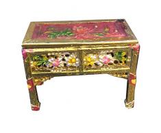 Tubayia Miniatur Metall Chinesische Teetisch Couchtisch Möbel 1:12 Puppenhaus Zubehör