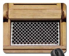 Mau Mat,Keller Keller Bars Gitterfenster Art Nouveau Soft Durable Desk Pads,25X30CM