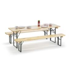 traturio Kinder Partygarnitur 150x45x52cm Biertisch, Festzeltgarnitur