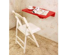 SoBuy® Wandklapptisch, Küchentisch, Kindermöbel, Tisch aus Holz 60x40cm FWT03-R