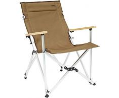 CAMPZ Aluminium Faltstuhl braun 2020 Campingstuhl