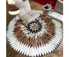 carpet Waschbar Vakuum Dauerhafte Teppich Runde Teppich Natürliche Mosaik Teppich Sofa Couchtisch Schlafzimmer Bett Teppich Zelt Drehstuhl Hocker Kissen Home Daily Mat,Durchmesser120cm