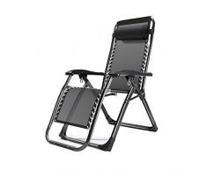 IG Haushalt Dual Use Klappsessel Lehnstühle Campingstuhl Sonnenliege Rückenlehne Sessel Lässig Mittagspause Stuhl Terrasse Garten Am Fluss Strandliege, A