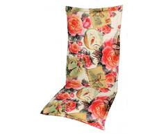 Polster für Schaukelstuhl , Liegestuhl , Hochlehner Auflage 120 x 52 cm , Loneta Premium