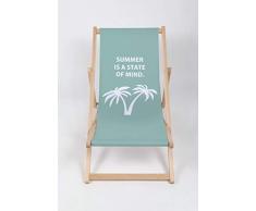 Merino Wool Bedding Faltbarer Hölzerner Strand Stuhl Liegestuhl Möbel Zubehör, Gartenliege aus Holz Liegestuhl/Relaxliege/Strandstuhl (2, Summer is State of Mind)