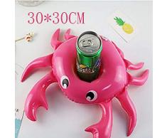 Cartoon Crab Aufblasbares Bier Getränkeregal Pool Party Supplies Schwimmendes Zubehör Adult Badespielzeug Donut Swim Ring-Crab