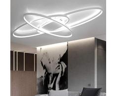 Dimmbare moderne LED- Deckenleuchten für Wohnzimmer Schlafzimmer Arbeitszimmer Home Deco Deckenleuchten Leuchten 110V 220V-Weiß Color_L770xW310mm_Dimmable RC