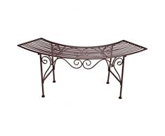 Bogenbank Eisen Metallbank Bank Gartenbank Rundbank Sitzbank Gartenmöbel Garten