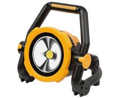 Brennenstuhl Mobile Akku LED-Leuchte flexible / LED Baustrahler 30W (LED Arbeitsstrahler für außen mit Powerbankfunktion und Magnethalterung, max. 5h Leuchtdauer, 2600lm, IP54)