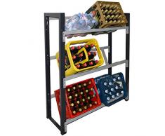 Getränkekistenregal für 6 Kisten (Hauptregal)