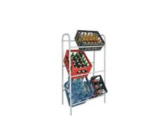 Flaschenkastenregal für 6 Kästen