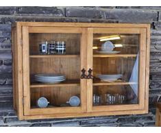 MiaMöbel Mexico Hängeschrank groß mit Glas