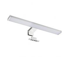 SEBSON LED Spiegelleuchte, Spiegelschrank Leuchte, Bad IP44, neutralweiß 4000K, 400x106x40mm, 8W, 600lm